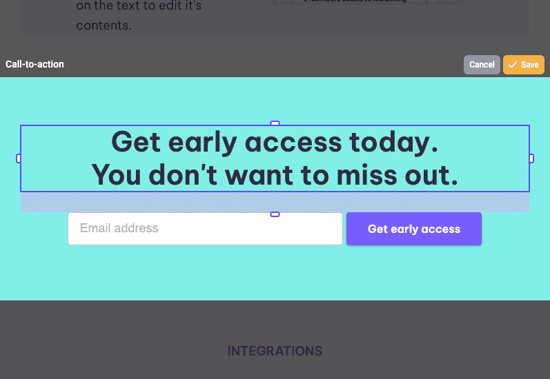 Global component edit mode