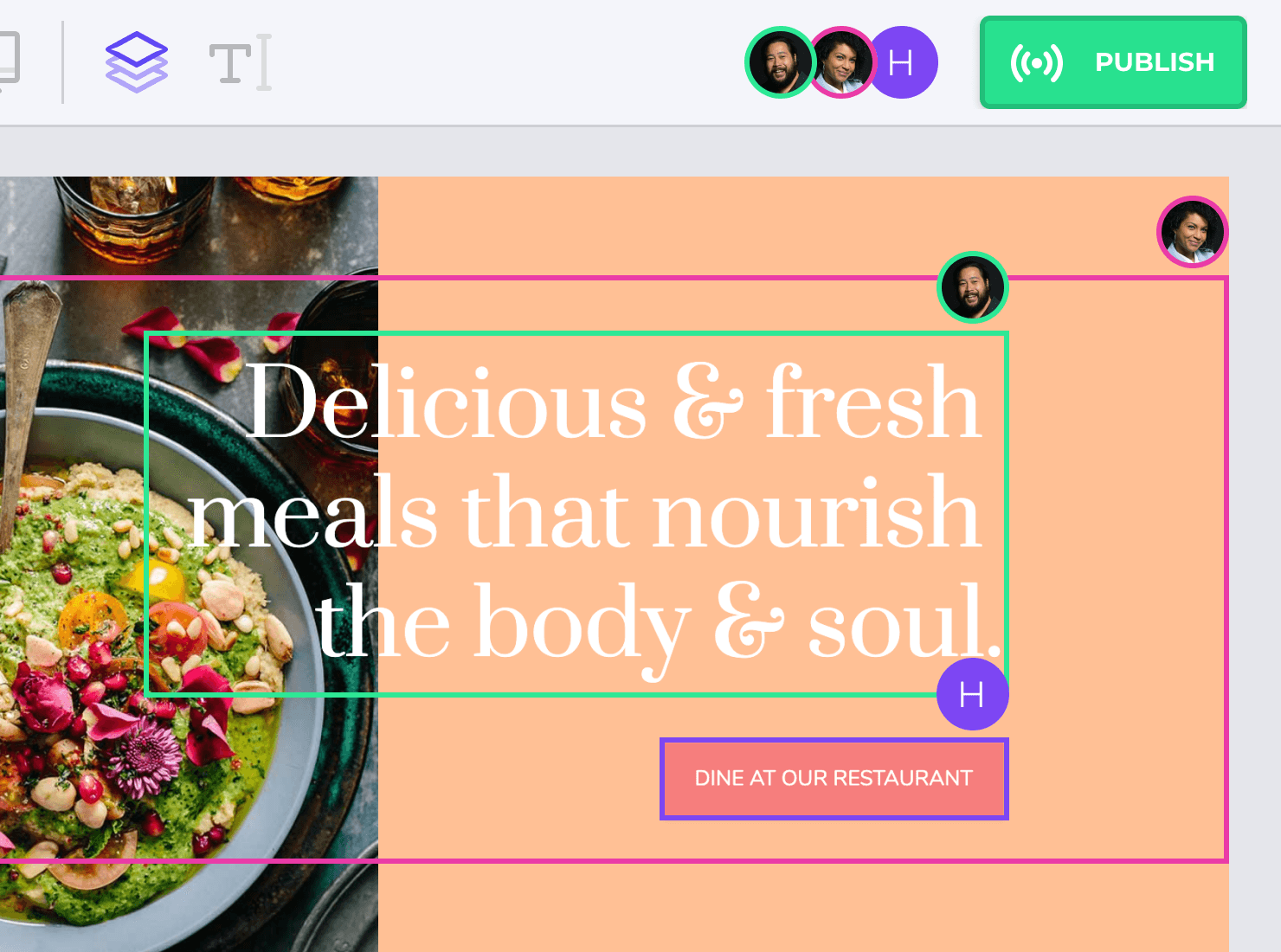 Live collaboration indicators