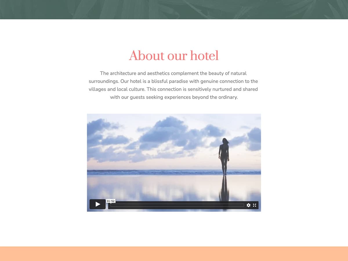 Overnight Makeswift Business template about info and video