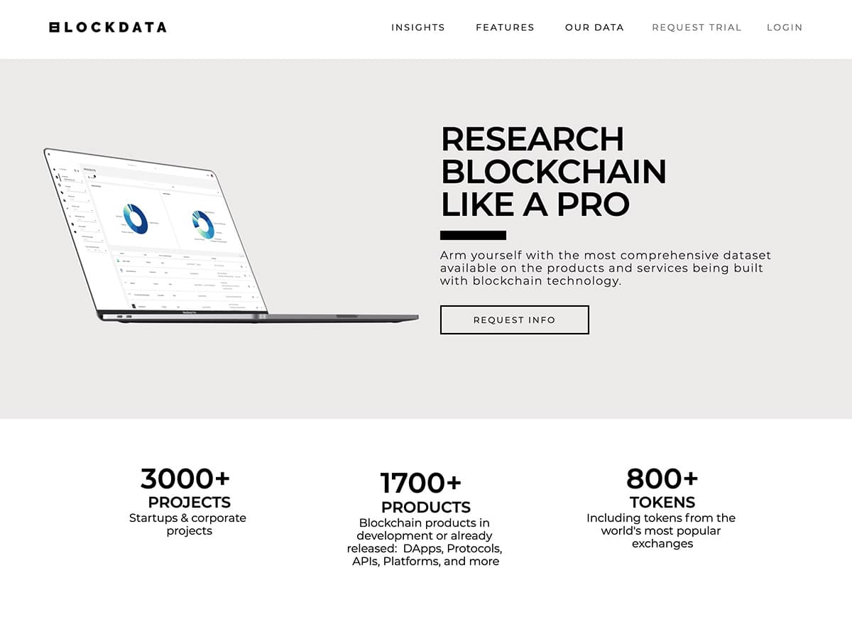 Blockdata insights page