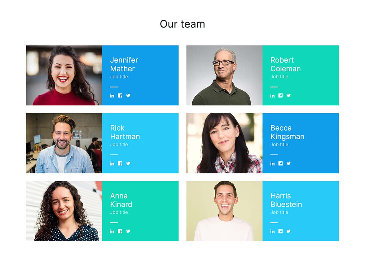 Benchmark Makeswift agency template team