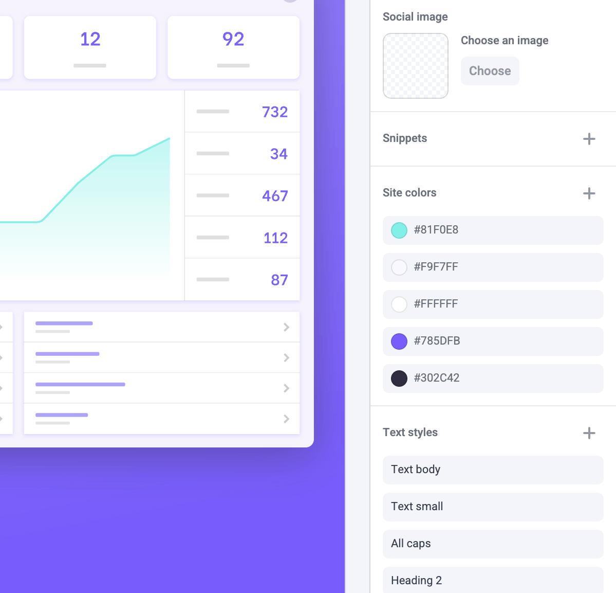 Makeswift theme sidebar