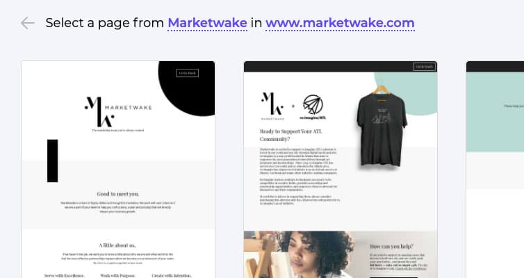 Custom page templates